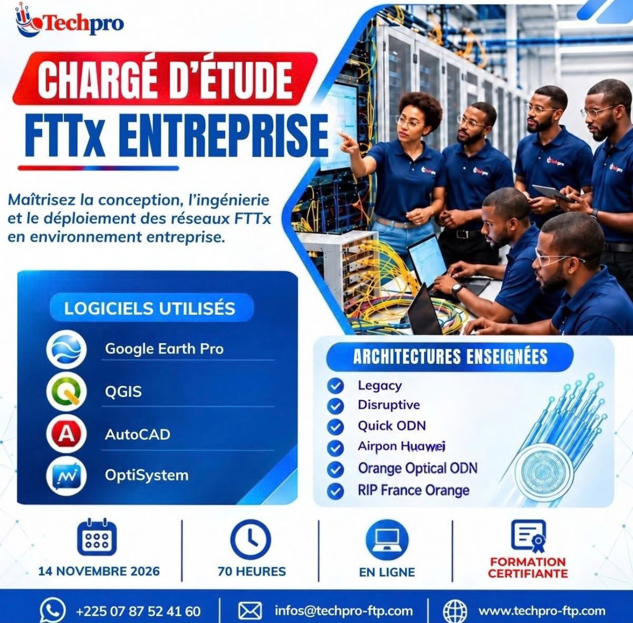 Chargé d'étude FTTx Entreprise